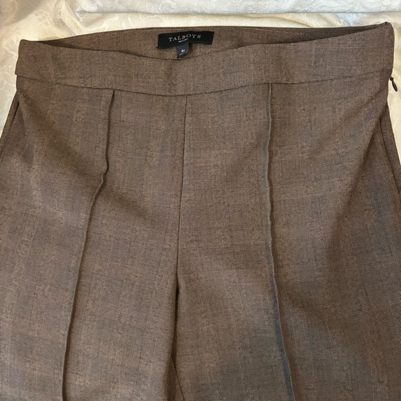 Talbots Classic Front Line Trouser Pants, Size 8 Petite - Picture 6 of 11